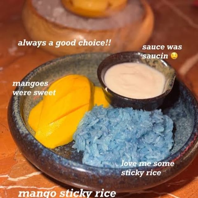 Sticky Rice with Mango.