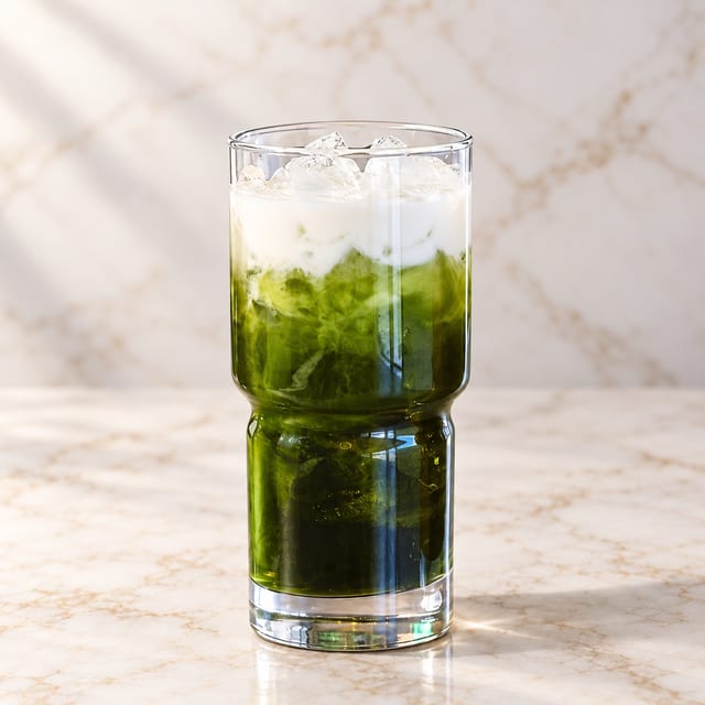 Thai Green Milk Tea.